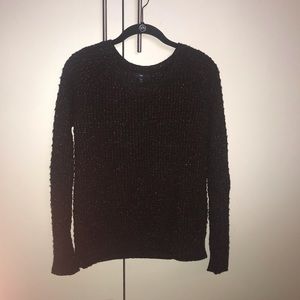 Gap Sparkle Black Sweater